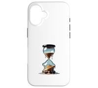 Illustration du Concept du sablier de Fusion du Temps Coque pour iPhone 16