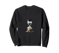 Illustration du Concept du sablier de Fusion du Temps Sweatshirt