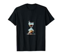 Illustration du Concept du sablier de Fusion du Temps T-Shirt