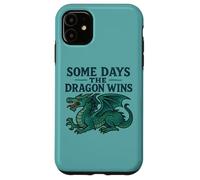 Illustration du Dragon « Some Days The Dragon Wins » Coque pour iPhone 11