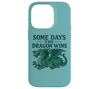 Illustration du Dragon « Some Days The Dragon Wins » Coque pour iPhone 14 Pro