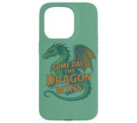 Illustration du Dragon « Some Days The Dragon Wins » Coque pour iPhone 15 Pro