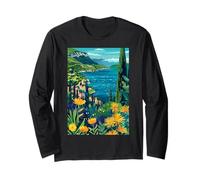 Illustration du lac de Garde Italie Manche Longue