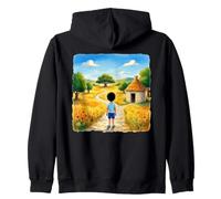 Illustration du Livre d'histoires d'aventure de Campagne d'enfance Sweat à Capuche
