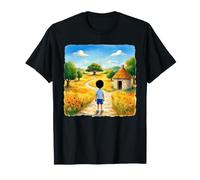 Illustration du Livre d'histoires d'aventure de Campagne d'enfance T-Shirt