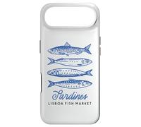 Illustration du marché aux Poissons Vintage aux Sardines de Lisbonne, Portugal Coque pour iPhone Air