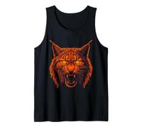 Illustration du Motif Lynx, Amoureux des Animaux, Cool Forest Débardeur