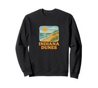 Illustration du Parc National des Dunes de l'Indiana Sweatshirt