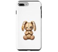 Illustration du Personnage de Lapin Cousu en Peluche Coque pour iPhone 7 Plus/8 Plus