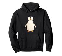 Illustration du Pingouin au Style Doux et épuré Sweat à Capuche