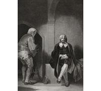Illustration du roi Charles I pendant son emprisonnement de quatorze mois dans le château de Carisbrook sur l'île de Wight. Charles I 1600 1649 Roi d'Angleterre Écosse et d'Irlande. Après une