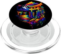 Illustration du sanctuaire Japonais Fuji de Torii Gate PopSockets PopGrip pour MagSafe