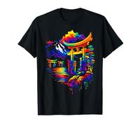 Illustration du sanctuaire Japonais Fuji de Torii Gate T-Shirt