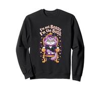 Illustration du trône de Chat de Patron Violet Sweatshirt