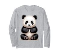 Illustration d'un Adorable Panda, Ours Kawaii, Art Animalier Manche Longue