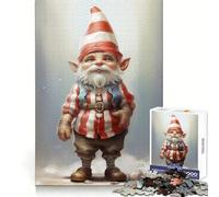 Illustration d'un GNOME Souriant Puzzle de 1000 pièces pour Adultes pour stimuler Le Cerveau, se détendre et créer Un Souvenir mémorable 38x26cm