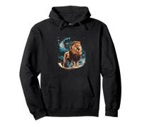Illustration d'un Lion Majestueux dans l'espace Sweat à Capuche