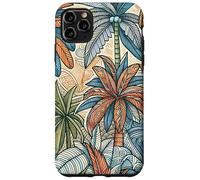 Illustration d'une luxuriante forêt Tropicale de Palmiers Coque pour iPhone 11 Pro Max
