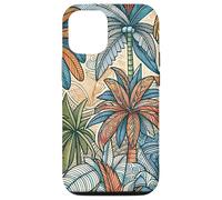 Illustration d'une luxuriante forêt Tropicale de Palmiers Coque pour iPhone 12/12 Pro