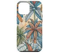 Illustration d'une luxuriante forêt Tropicale de Palmiers Coque pour iPhone 12 Pro Max