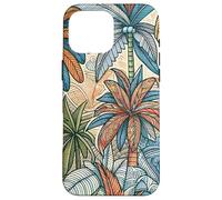 Illustration d'une luxuriante forêt Tropicale de Palmiers Coque pour iPhone 16 Pro Max