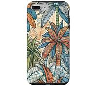 Illustration d'une luxuriante forêt Tropicale de Palmiers Coque pour iPhone 7 Plus/8 Plus