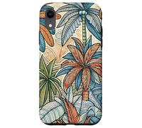 Illustration d'une luxuriante forêt Tropicale de Palmiers Coque pour iPhone XR
