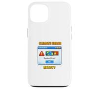 Illustration environnementale d'alerte du système Climatique planète Coque pour iPhone 13