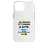 Illustration environnementale d'alerte du système Climatique planète Coque pour iPhone 14