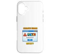 Illustration environnementale d'alerte du système Climatique planète Coque pour iPhone 16 Plus