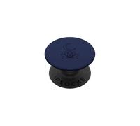 Illustration esthétique de Lune de Lotus céleste PopSockets PopGrip Adhésif