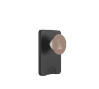 Illustration esthétique de Lune de Lotus céleste PopSockets PopWallet pour MagSafe