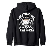 Illustration Expressive « A Day Without Chai Tea Lover » Sweat à Capuche