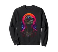 Illustration Extraterrestre reptilien rétro Sweatshirt