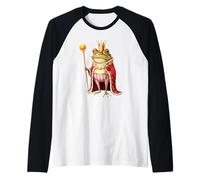 Illustration Fantastique Amusante du Roi Grenouille Royal Manche Raglan