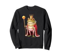 Illustration Fantastique Amusante du Roi Grenouille Royal Sweatshirt