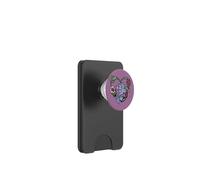 Illustration Florale d'amour narval Violet PopSockets PopWallet pour MagSafe