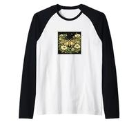 Illustration Folklorique du Jardin Nocturne de Papillon d'or Manche Raglan