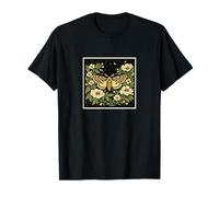 Illustration Folklorique du Jardin Nocturne de Papillon d'or T-Shirt