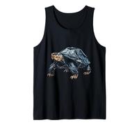 Illustration Graphique de Tortue Amoureux de la Faune et de l'océan Débardeur