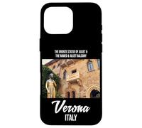 Illustration Graphique de Vérone Italie Roméo et Juliette Coque pour iPhone 16 Pro Max
