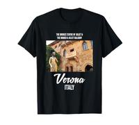 Illustration Graphique de Vérone Italie Roméo et Juliette T-Shirt