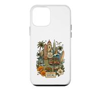 Illustration Graphique Vintage SoCal Tattoo Style Californie Coque pour iPhone 12 Mini