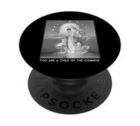 Illustration Graphique Vintage « You are A Child of The Cosmos » PopSockets PopGrip Adhésif