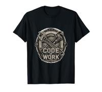 Illustration Industrielle d'outils d'éthique de Travail Vintage T-Shirt