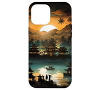 Illustration inspirée des marionnettes mystiques de Bali Indonésie Coque pour iPhone 12 Pro Max