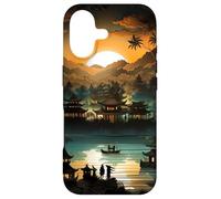 Illustration inspirée des marionnettes mystiques de Bali Indonésie Coque pour iPhone 17