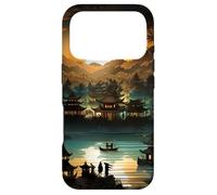 Illustration inspirée des marionnettes mystiques de Bali Indonésie Coque pour iPhone 17 Pro