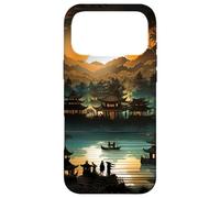 Illustration inspirée des marionnettes mystiques de Bali Indonésie Coque pour iPhone 17 Pro Max