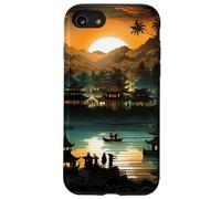 Illustration inspirée des marionnettes mystiques de Bali Indonésie Coque pour iPhone SE (2020) / 7/8